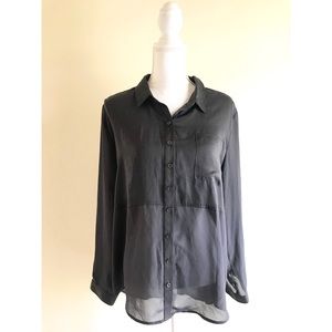 High-Low Button Up